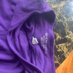 Beyond yoga pants  purple medium
